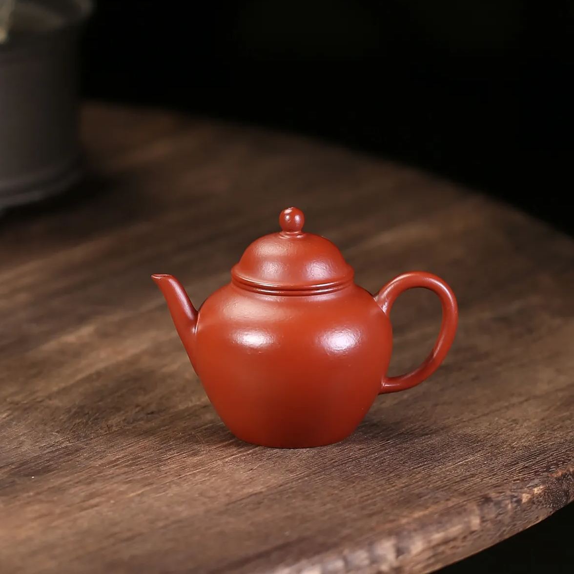 the "Autumn Water", Yixing Purple Clay (Zisha) Teapot, Handemade Gongfu Tea 120ml