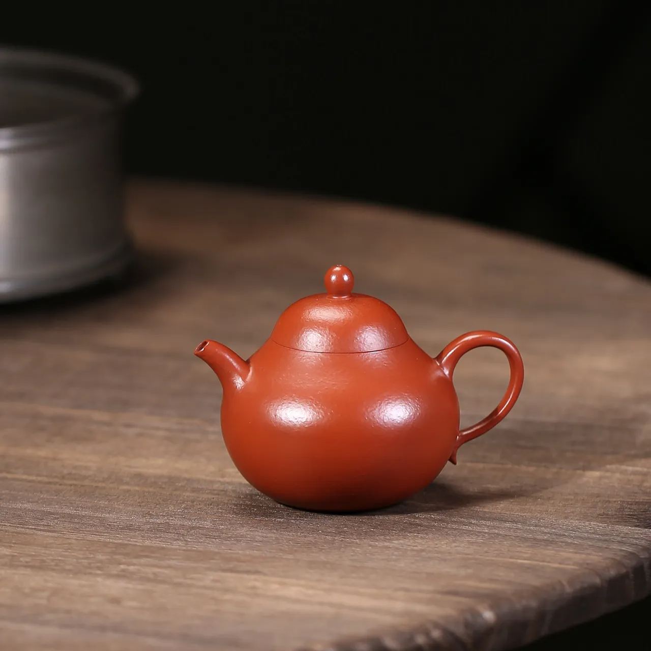 the "Tangli", Yixing Purple Clay (Zisha) Teapot, Handmade Kung Fu Teapot 120ml