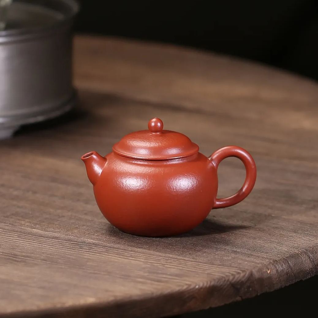 the "Jade Ball", Yixing Purple Clay (Zisha) Teapot, Handmade Kung Fu Teapot 100ml