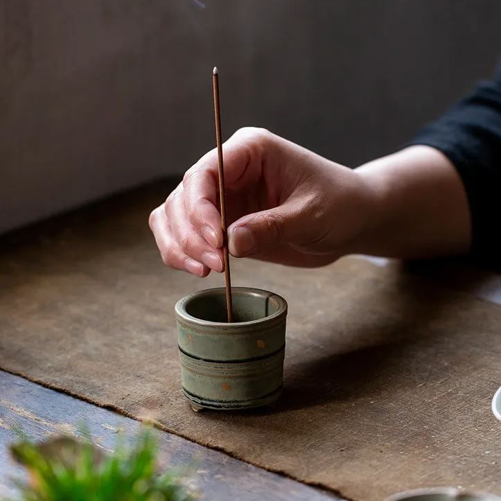 Flambé Glaze Mini Incense Burner