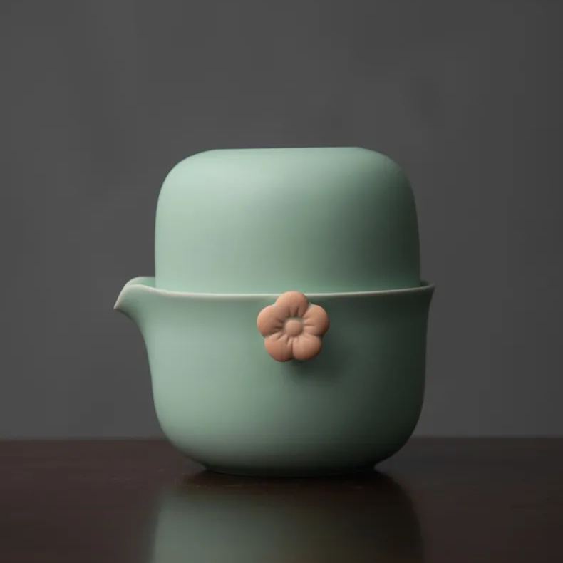 Jade Green Travel Tea Set 120ml