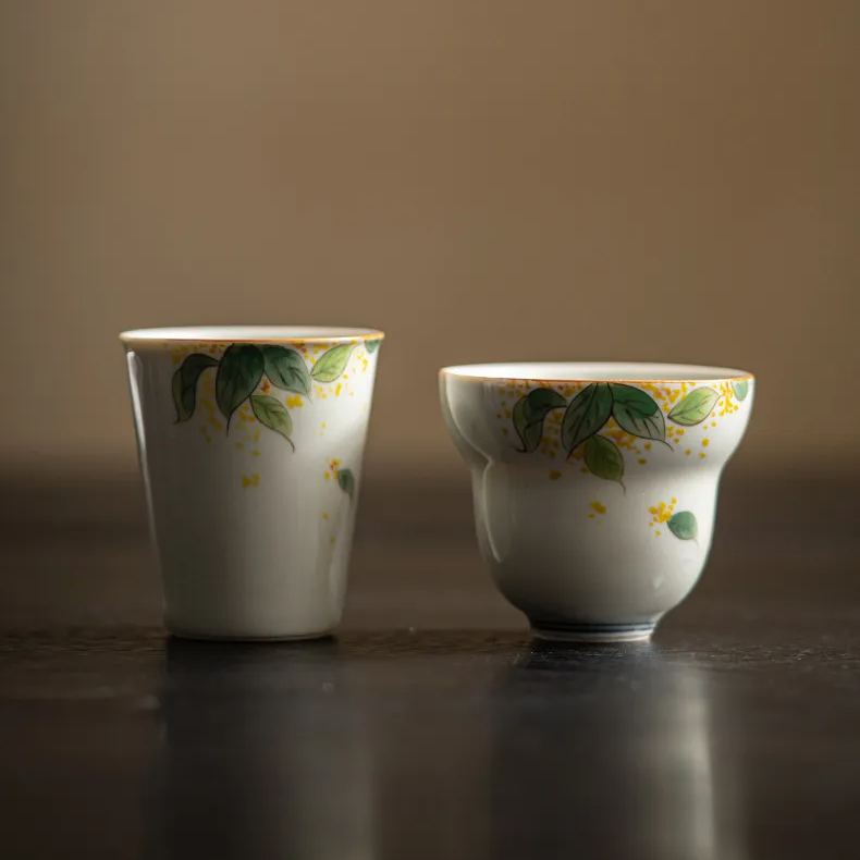Osmanthus Tea Cup*3 Pcs, 2 Styles Optional
