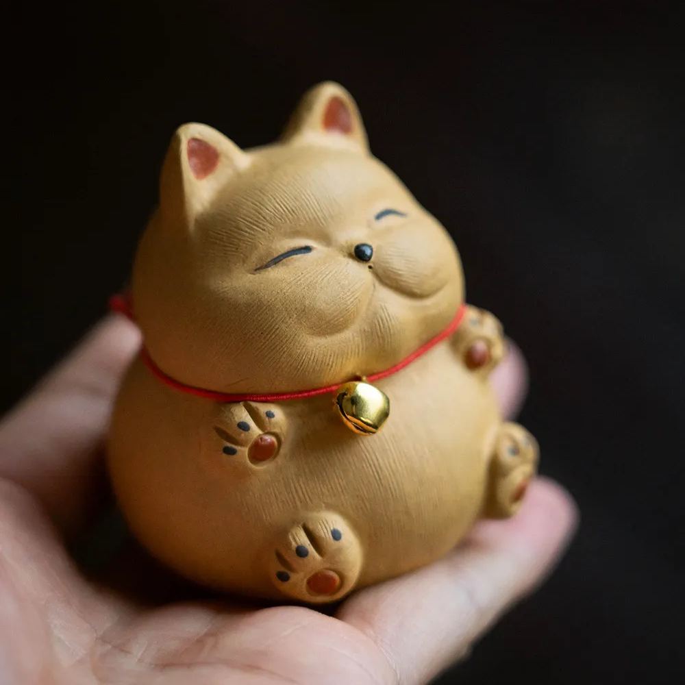 Chubby Cat Figurine