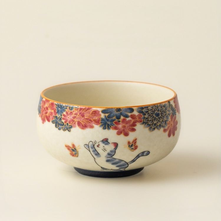 [Copy]White Cat Tea Cups 5 Styles Optional