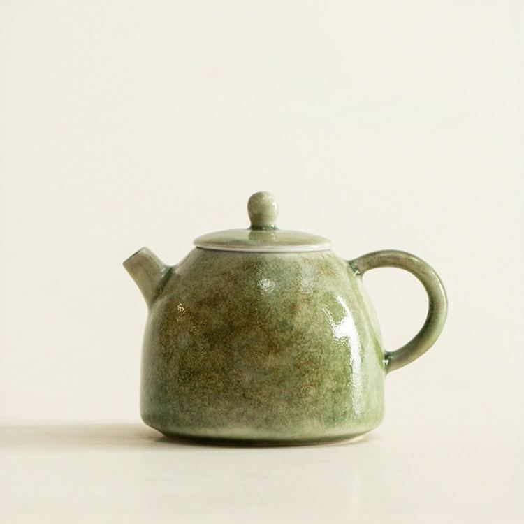 [Copy]Shino Green Teapot 100ml