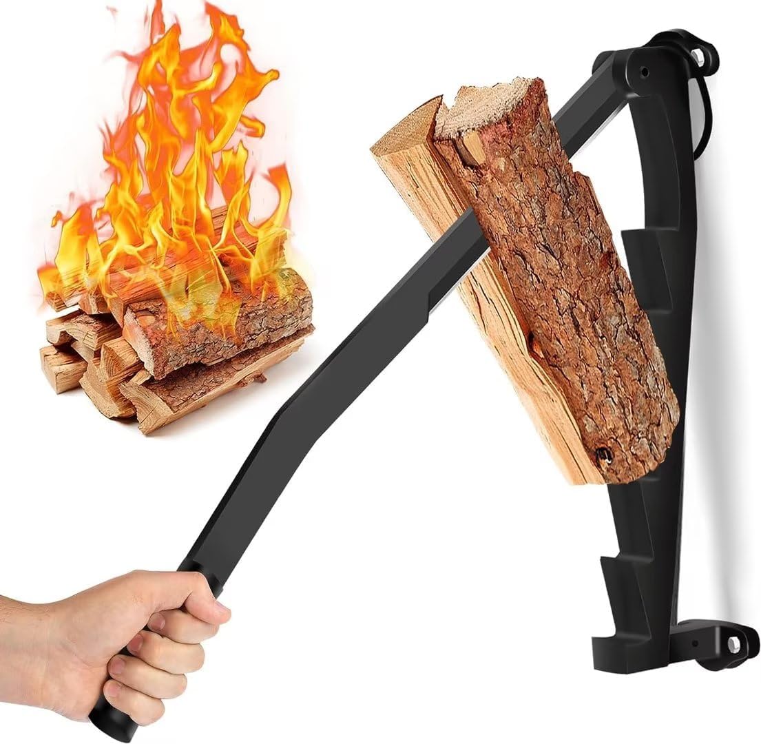 ⏰Last Day Promotion- Effortless Kindling Splitting – No Axe Required! Kindling Splitter Takes Center Stage