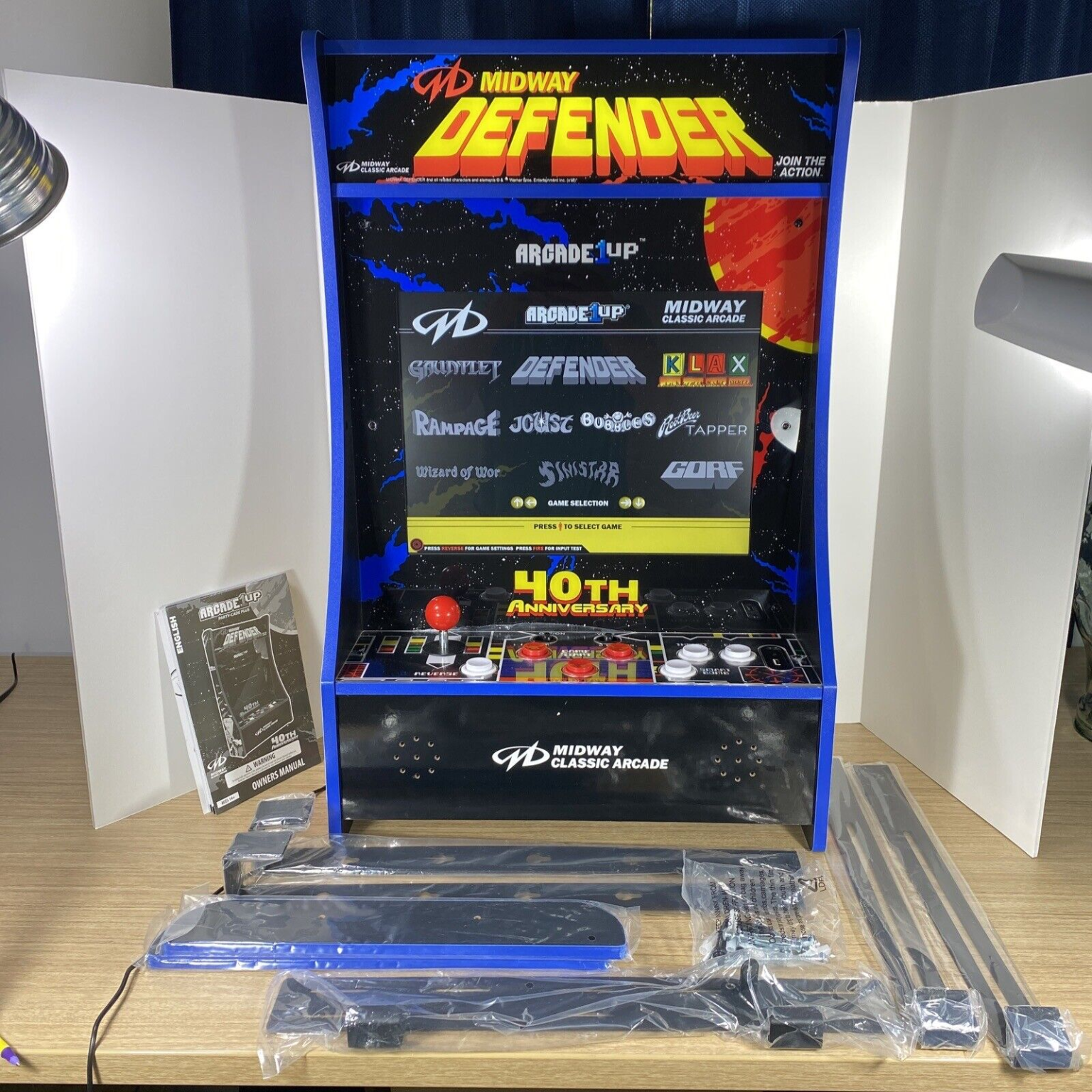 💝 Last Day For Clearance ,Arcade1Up 10 Game PartyCade Plus Portable Home Arcade Machine
