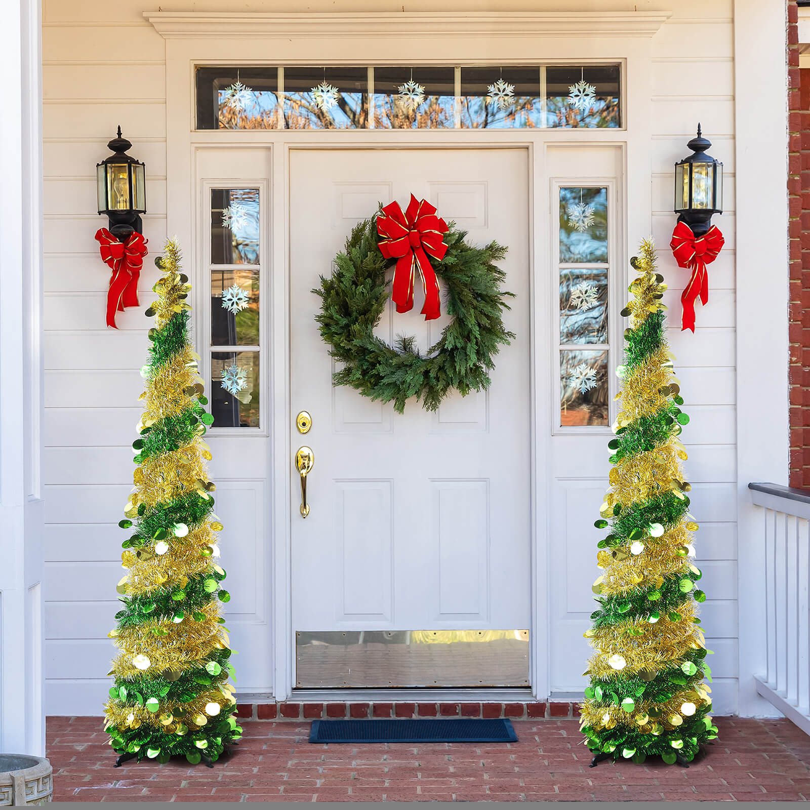 🔥[Last day for clearance]🔥Pop Up Tinsel Christmas Tree
