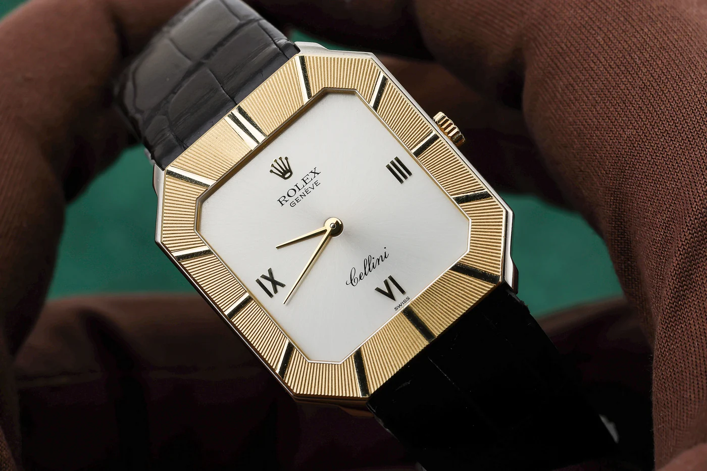 Nuovo fondo di magazzino: Rolex Cellini | Ref. 4150 | Oro bianco e oro giallo 18K | 28,5 mm | Anni '80