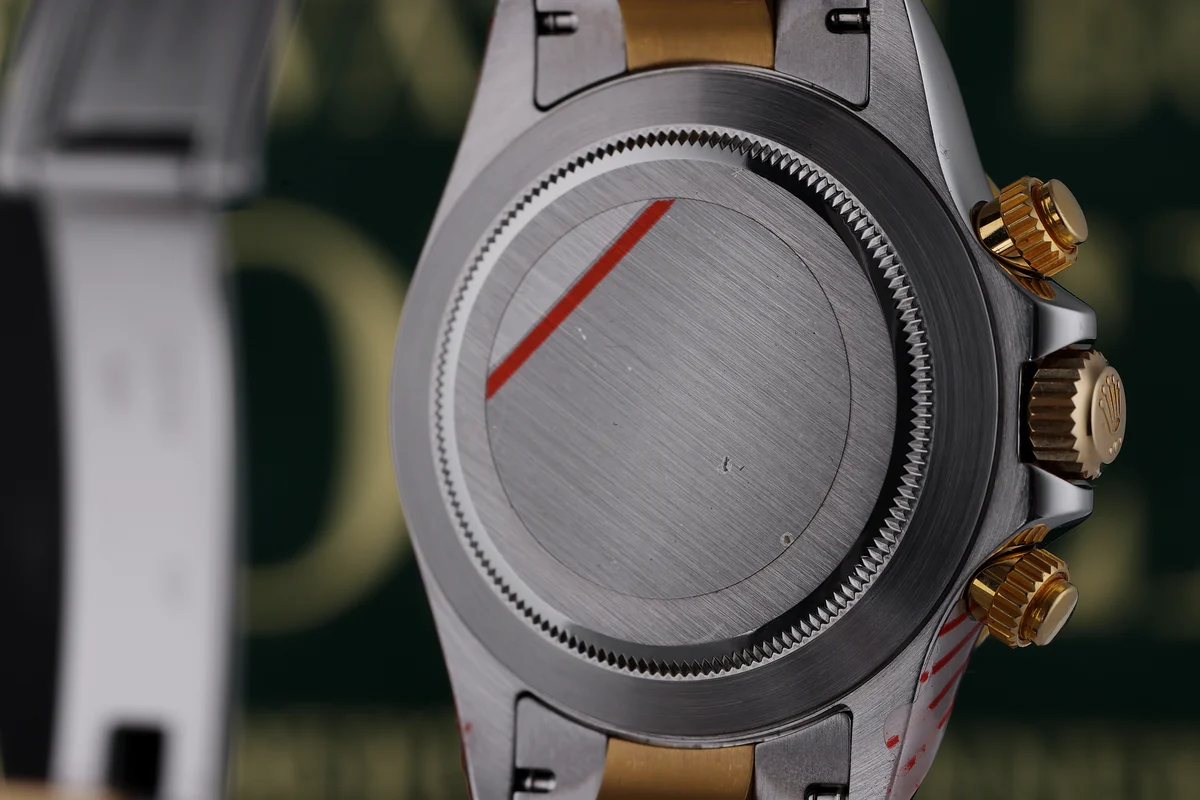 Rolex Daytona | Referenza 116523 | Acciaio inossidabile e oro giallo 18K | Quadrante bianco | Documenti di assistenza Rolex 2025