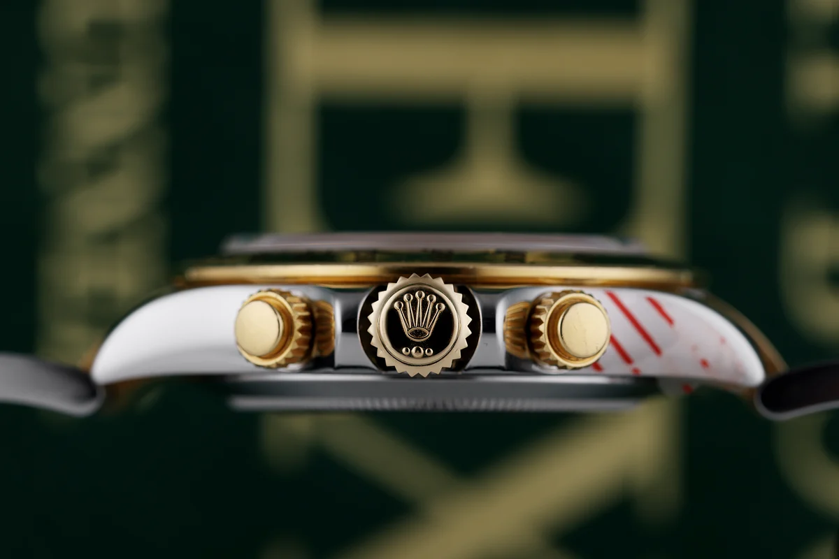 Rolex Daytona | Referenza 116523 | Acciaio inossidabile e oro giallo 18K | Quadrante bianco | Documenti di assistenza Rolex 2025