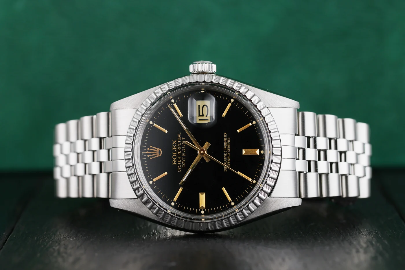 Rolex Datejust 36 | Ref. 16030 | Quadrante nero | Cassa in acciaio inox | Con scatola e documenti originali | 1978