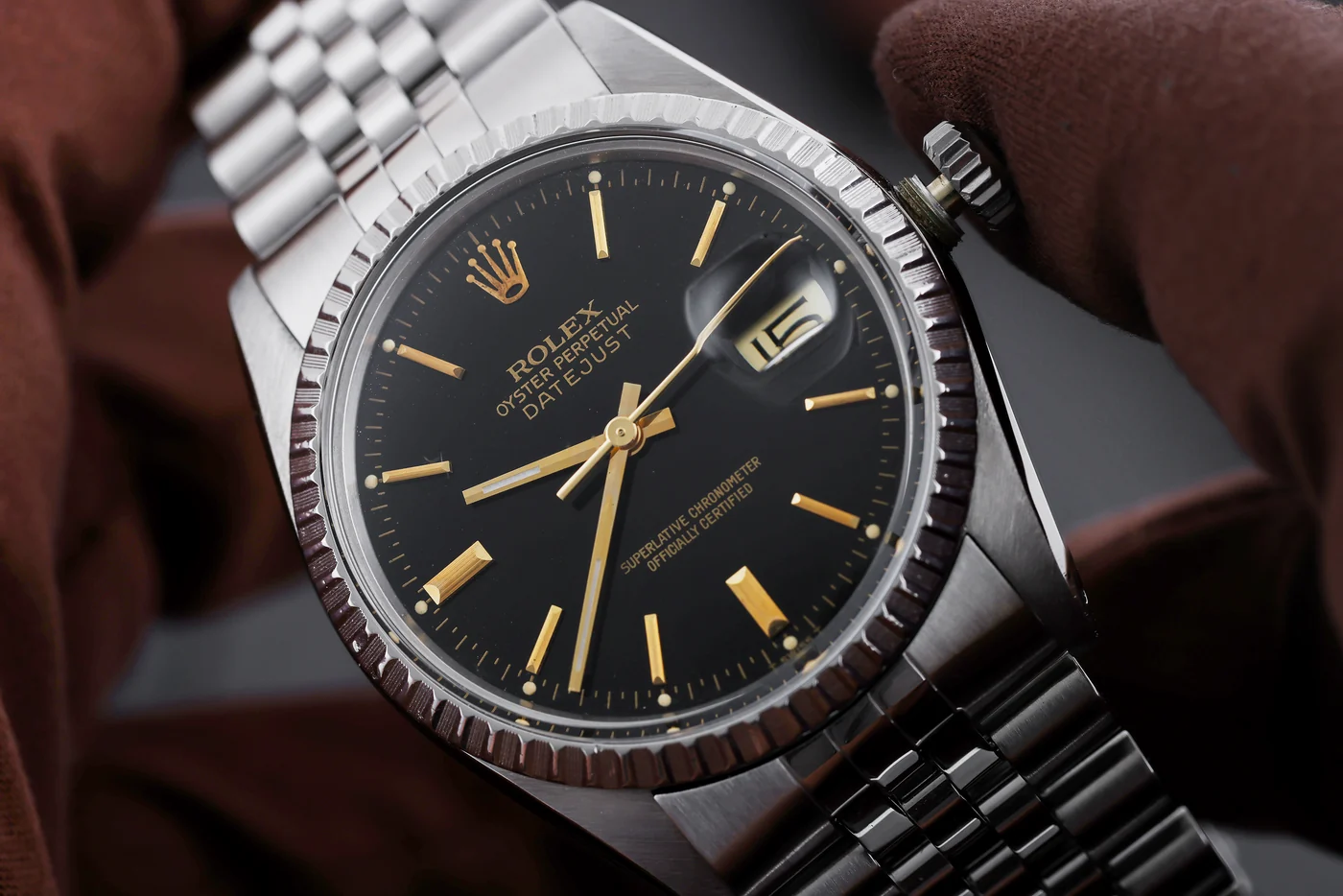 Rolex Datejust 36 | Ref. 16030 | Quadrante nero | Cassa in acciaio inox | Con scatola e documenti originali | 1978