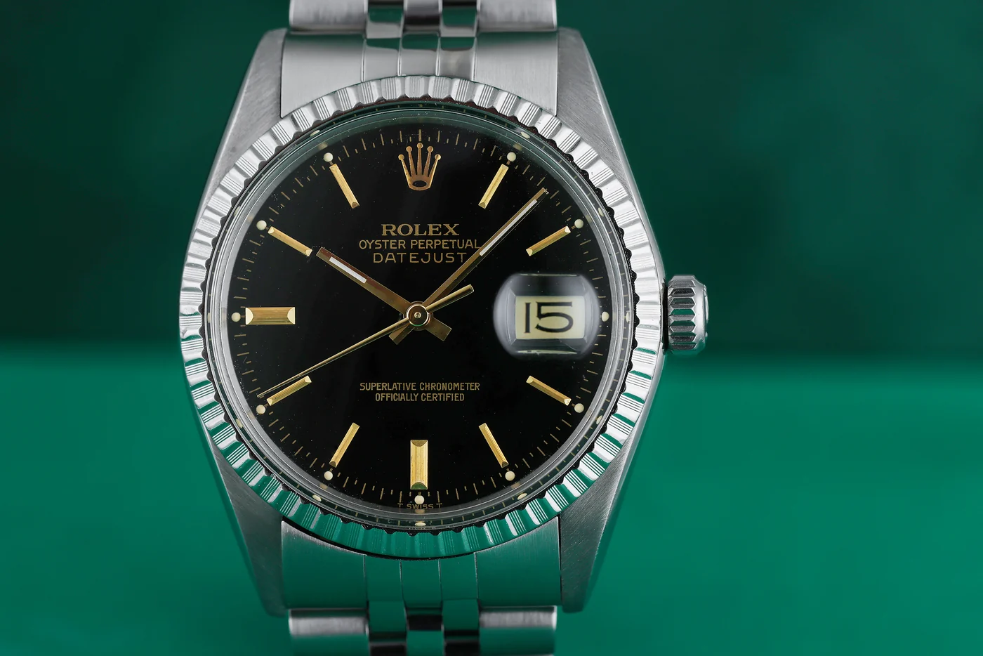 Rolex Datejust 36 | Ref. 16030 | Quadrante nero | Cassa in acciaio inox | Con scatola e documenti originali | 1978