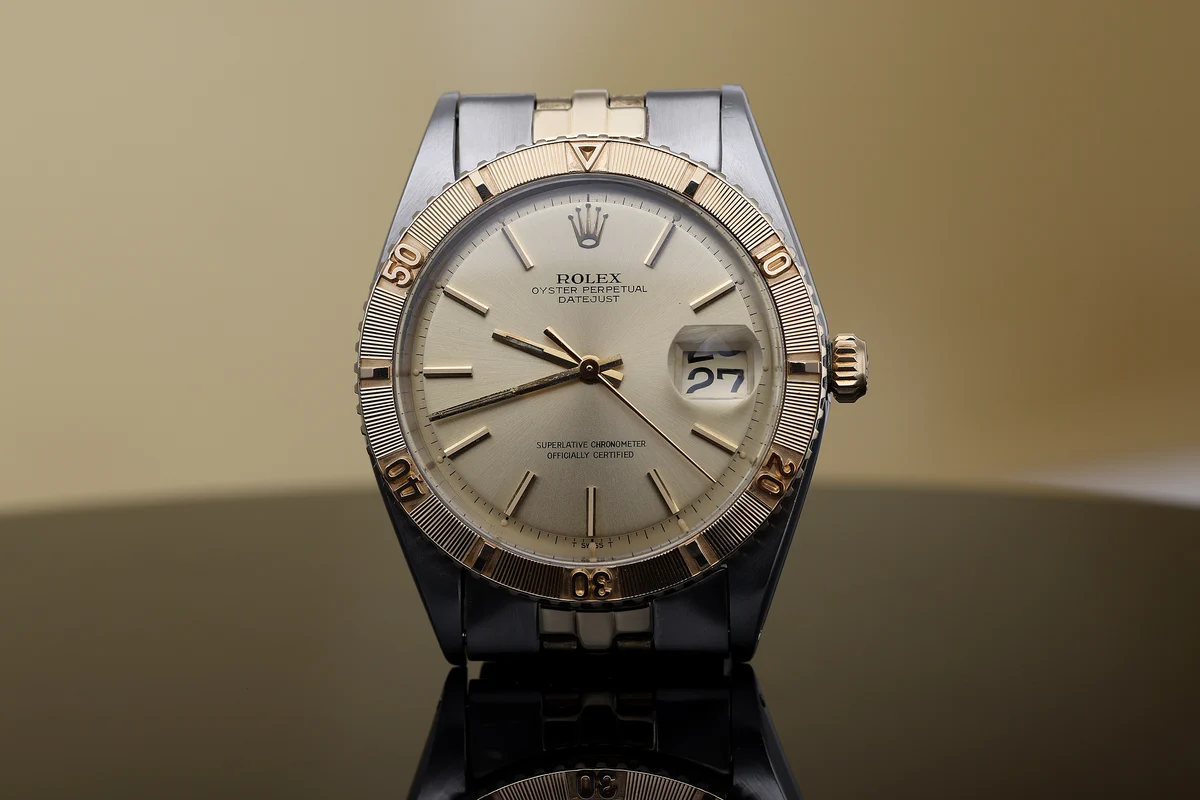 Rolex DateJust Turn-O-Graph | Ref. 1625 | Acciaio inossidabile e oro giallo 18K | Con scatola e documenti originali | 1971