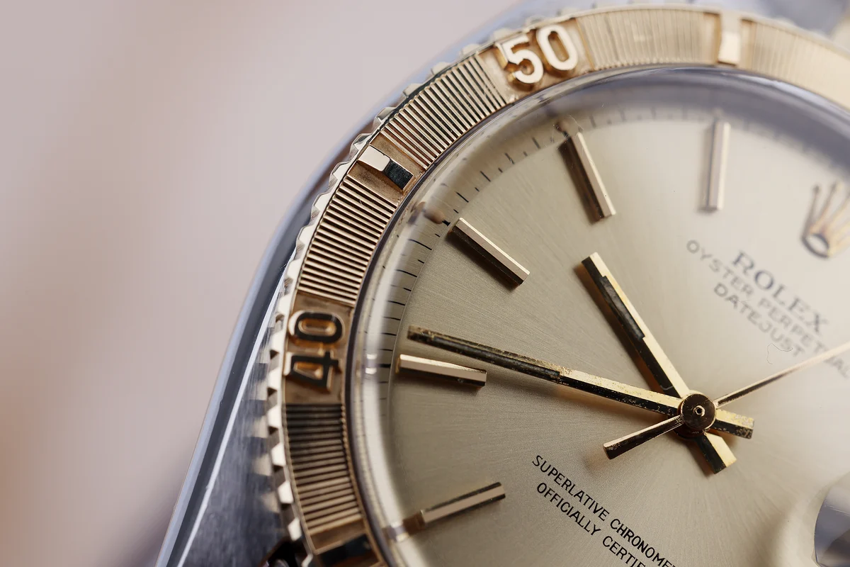 Rolex DateJust Turn-O-Graph | Ref. 1625 | Acciaio inossidabile e oro giallo 18K | Con scatola e documenti originali | 1971