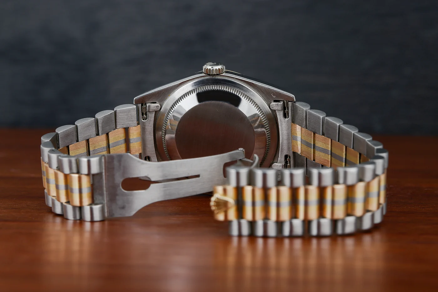 Rolex Day-Date Tridor | Ref. 18239B | Quadrante bianco | Oro bianco, rosa e giallo 18K | 1988