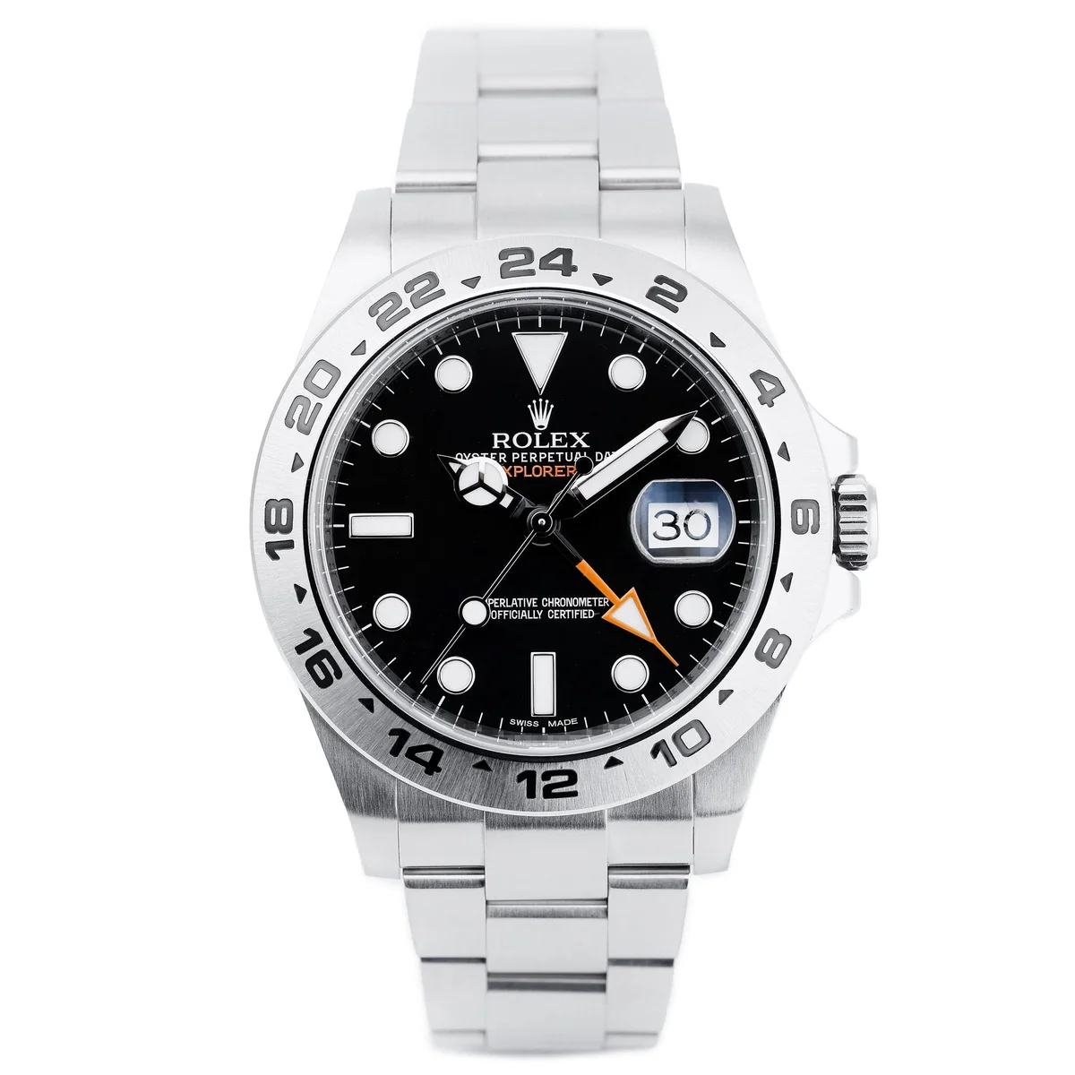 Rolex Explorer II | REF. 216570 | Quadrante nero | Acciaio inossidabile | 2014 | Scatola e documenti originali