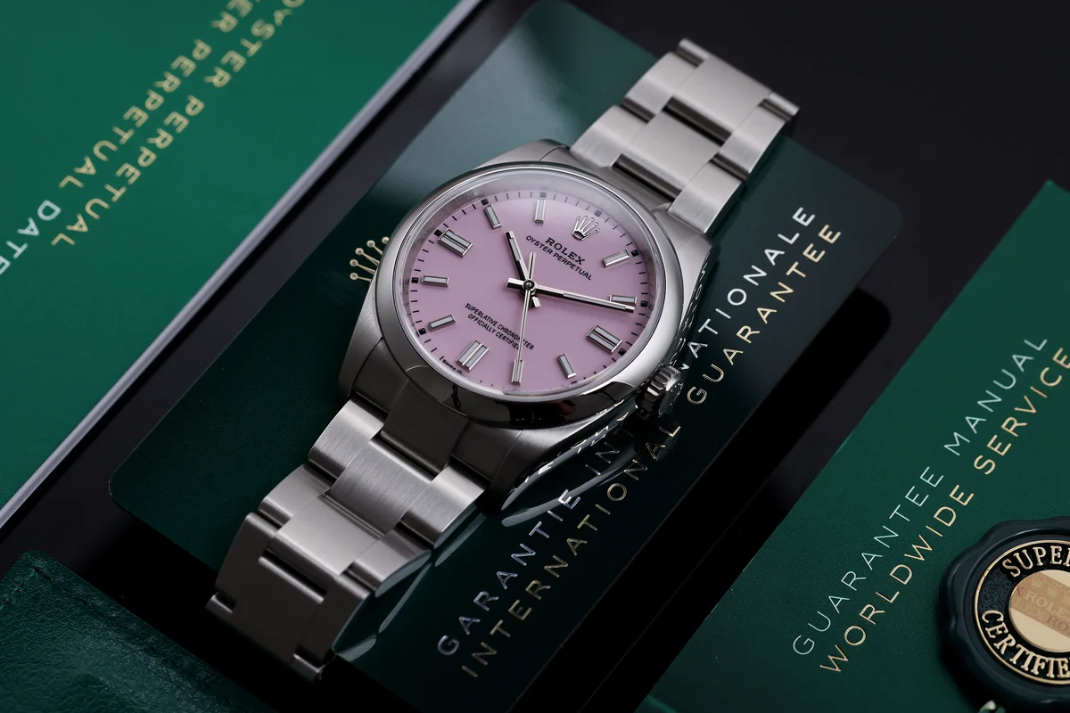 Rolex Oyster Perpetual 36 nuovo | REF. 126000 | Rosa Candy | Scatola e documenti completi | 2023 | Acciaio inossidabile