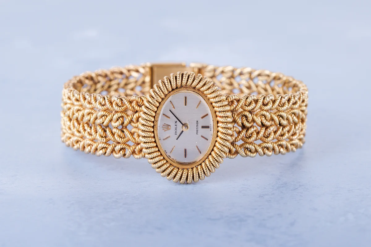 Rolex Precision da Donna | Oro Giallo 18 Carati | Cassa DS&S | 26 mm | Carica Manuale | 1972