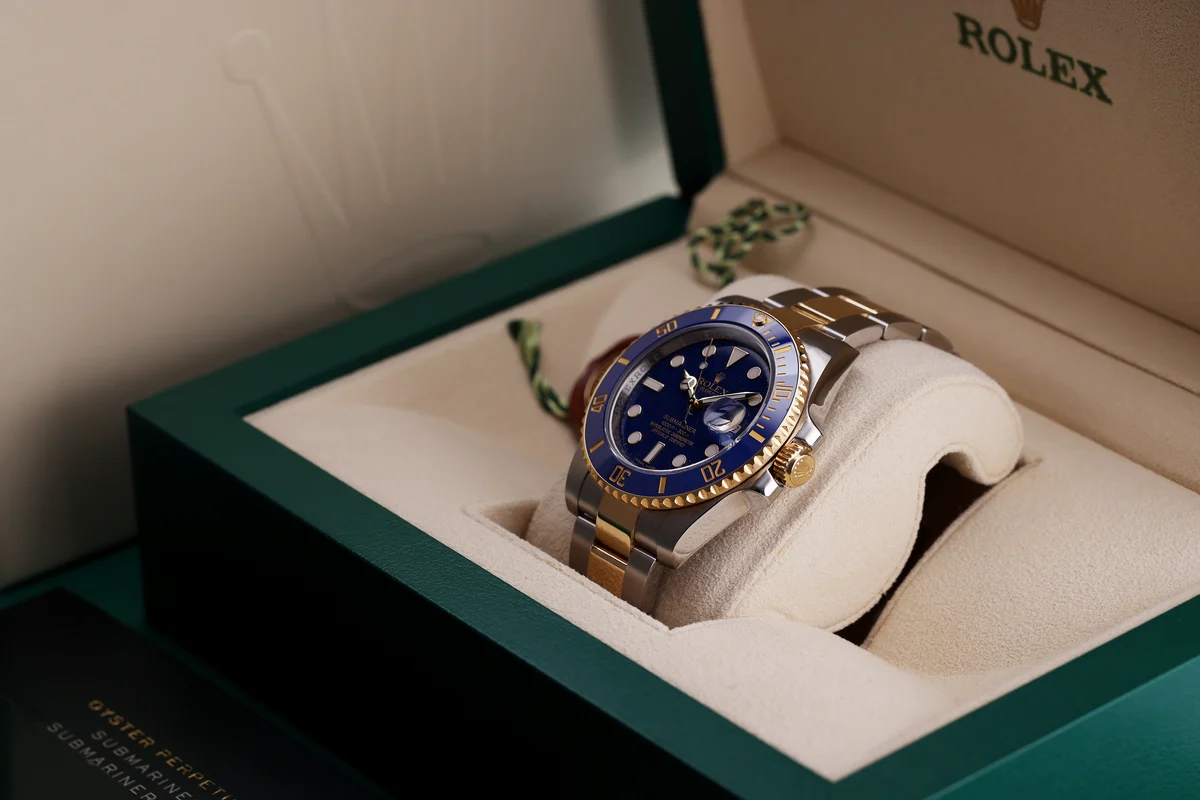 Rolex Submariner | Ref. 116613LB | Quadrante blu opaco | Acciaio inossidabile e oro giallo 18K | Scatola e documenti originali | 2013