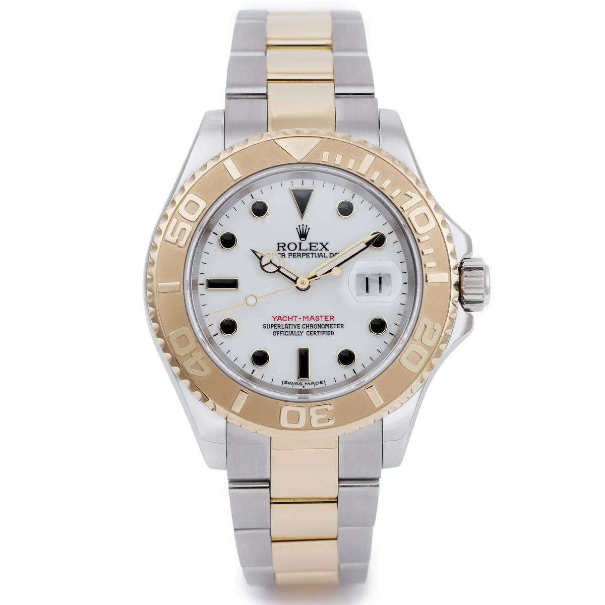 Rolex Yacht-Master | REF. 16623 | Con documenti | Quadrante bianco | Acciaio inossidabile e oro giallo 18K