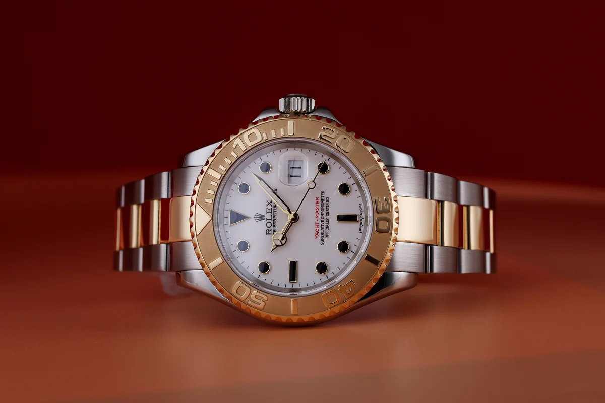 Rolex Yacht-Master | REF. 16623 | Con documenti | Quadrante bianco | Acciaio inossidabile e oro giallo 18K