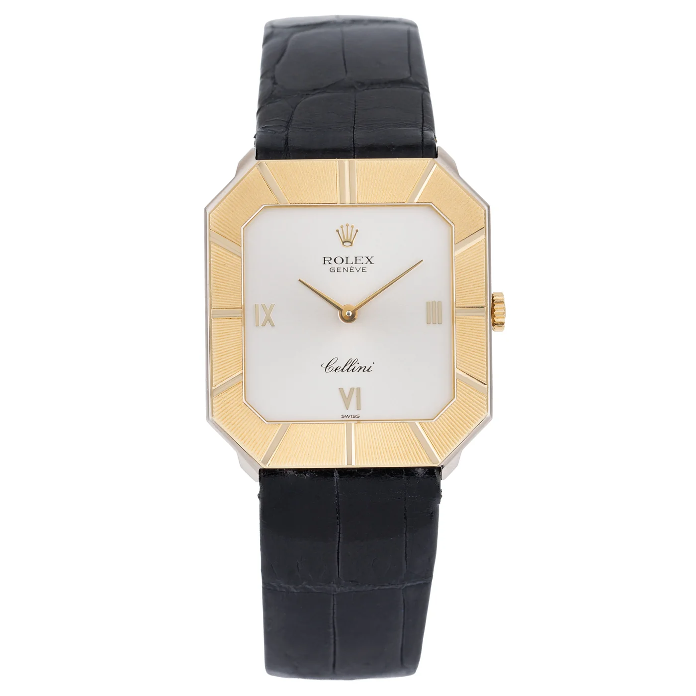 Nuovo fondo di magazzino: Rolex Cellini | Ref. 4150 | Oro bianco e oro giallo 18K | 28,5 mm | Anni '80