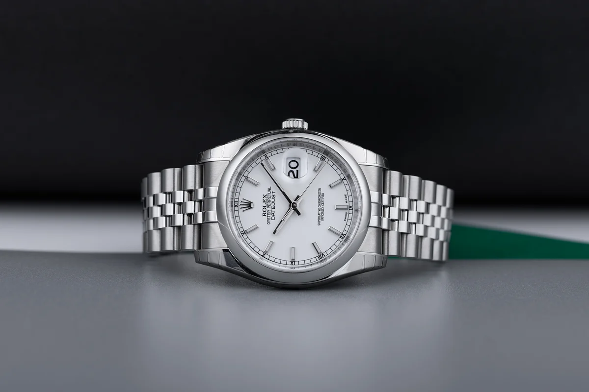 Rolex Datejust nuovo | REF. 116200 | Quadrante bianco | Scatola e documenti originali | 2010 | Acciaio inossidabile