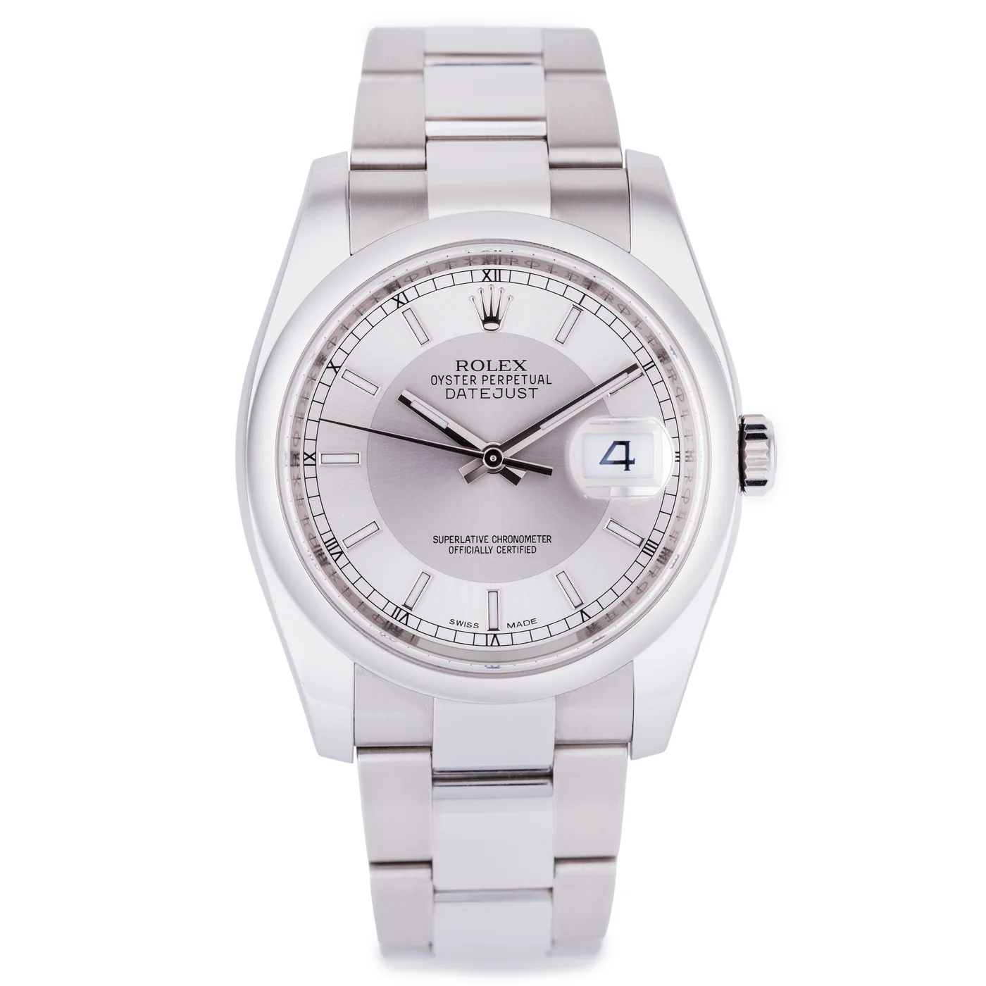 Rolex Datejust 36 | Ref. 116200 | Quadrante Argento | Cassa in Acciaio Inossidabile | Data Roulette | Anni 2010