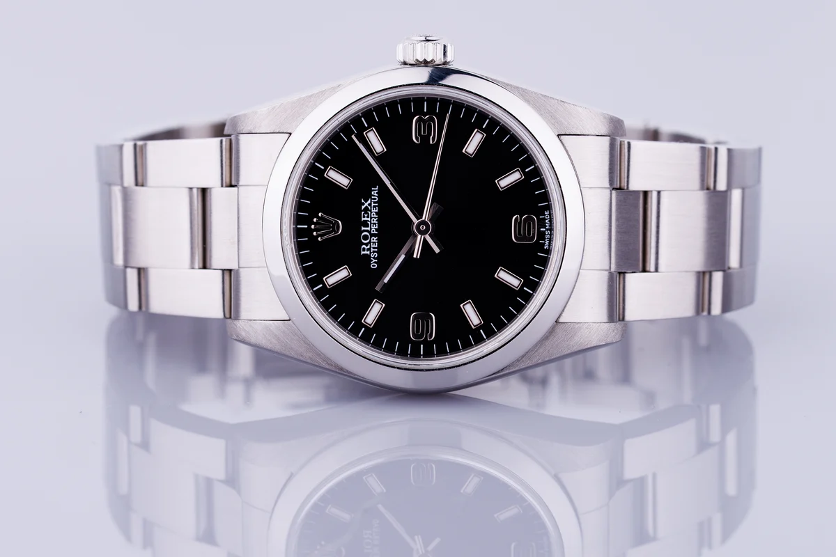 Rolex Oyster Perpetual 31 | Referenza: 77080 | Acciaio inossidabile | Quadrante nero | Anni 2000