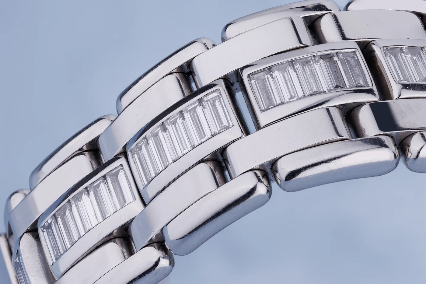 Rolex Day-Date Masterpiece 39 mm | Ref. 18956BR | Platino | Quadrante in meteorite | Lunetta e bracciale con diamanti taglio baguette | Scatola e certificati completi | 2007