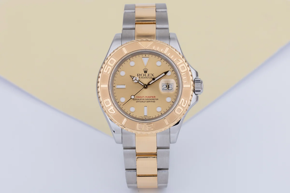 Rolex Yacht-Master 40 | REF. 16623 | Quadrante dorato | Acciaio inossidabile e oro giallo 18K
