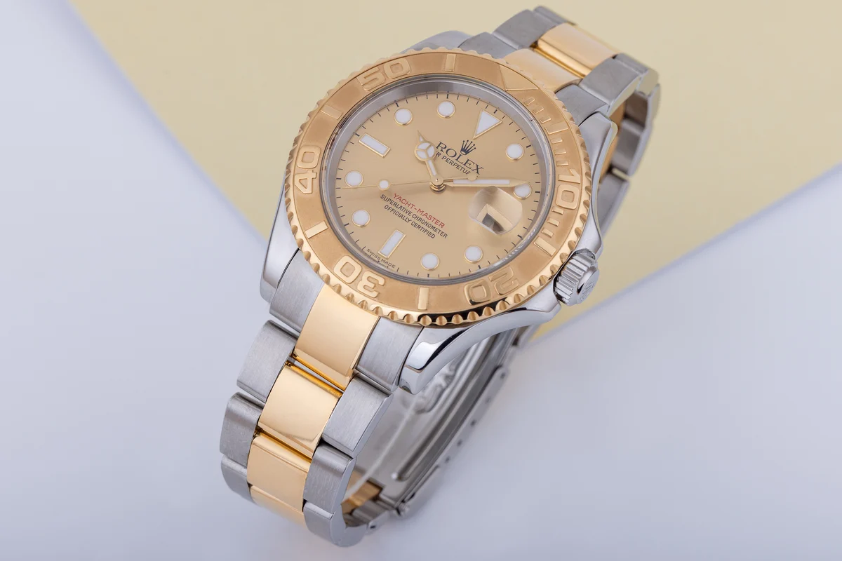 Rolex Yacht-Master 40 | REF. 16623 | Quadrante dorato | Acciaio inossidabile e oro giallo 18K