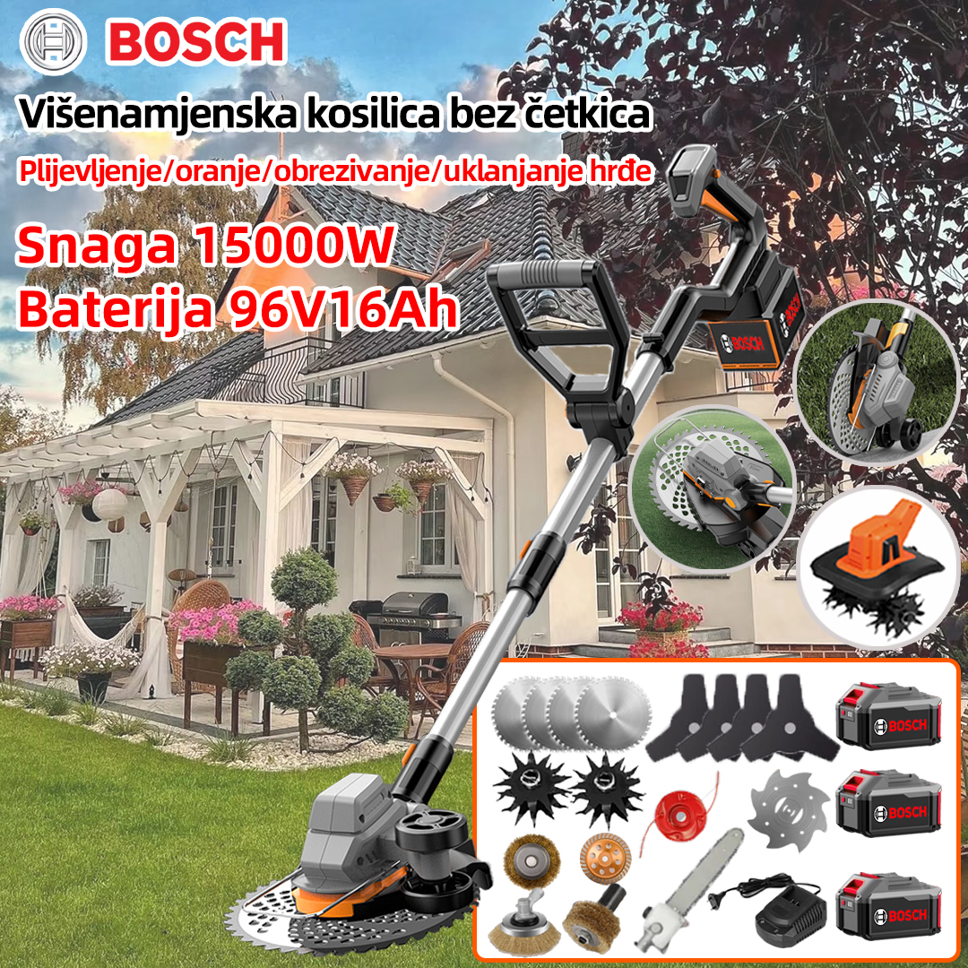 Bosch električna kosilica bez četkica od 15000 W