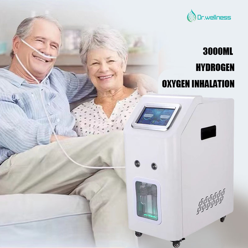 3000ml flow rate adjustable hydrogen oxygen inhalation Dr.wellness brand