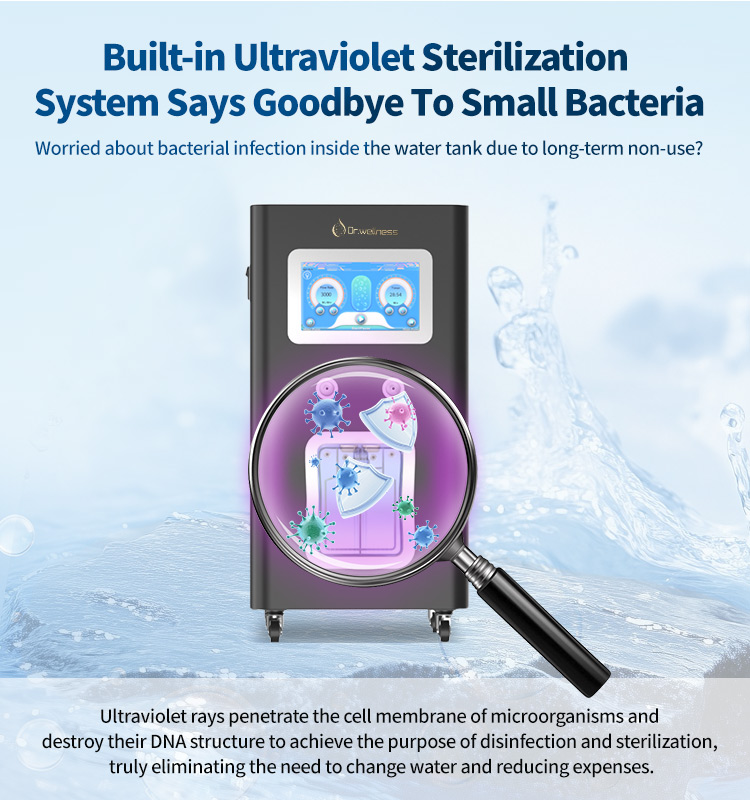 Dr.wellness Hydrogen Inhalation Therapy Machine - 99.99% Purity & Movable Health Solution 3000ml
