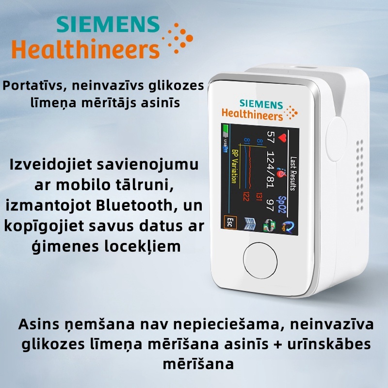 Siemens 2024 3.0 versija: visaptveroša veselības uzraudzība un daudzfunkcionāls glikozes līmeņa asinīs monitor