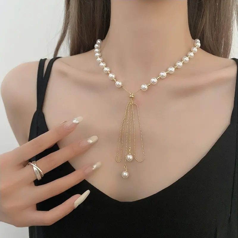 ✨【Cumpărați 1 obțineți 1 gratuit】Colier de perle pentru femei, Mai multe moduri de a purta