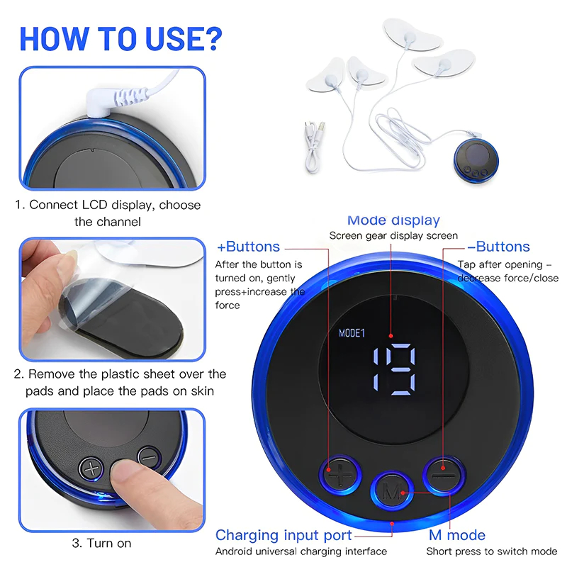 Massaggiatore facciale EMS BeautoZap™ per la riduzione delle rughe e il rafforzamento della pelle