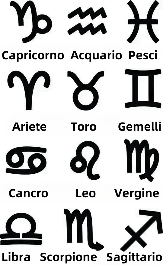 🌟🌈 Collana unica con segno zodiacale in oro 18k con pietra portafortuna unica ✨🎁 (unisex)