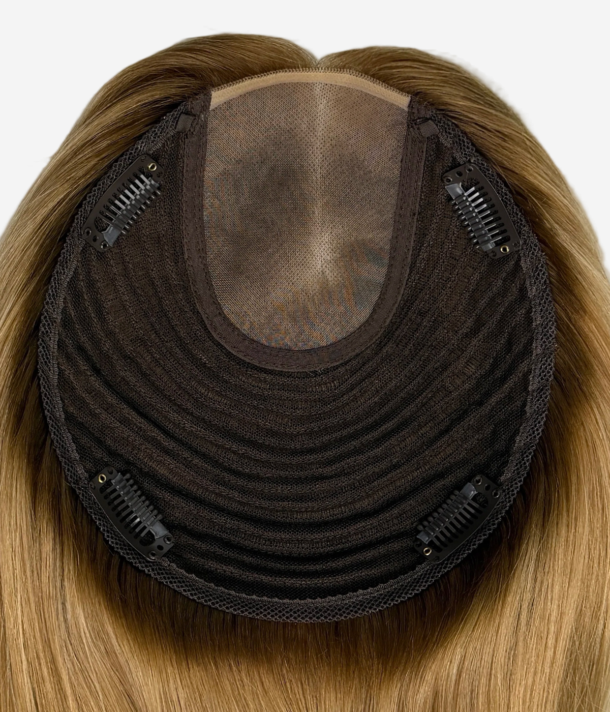 7''x 8'' European Virgin Hair Mono Top Topper –Natural Fine Hair Texture | Pre-Cut Layers | Wholesale