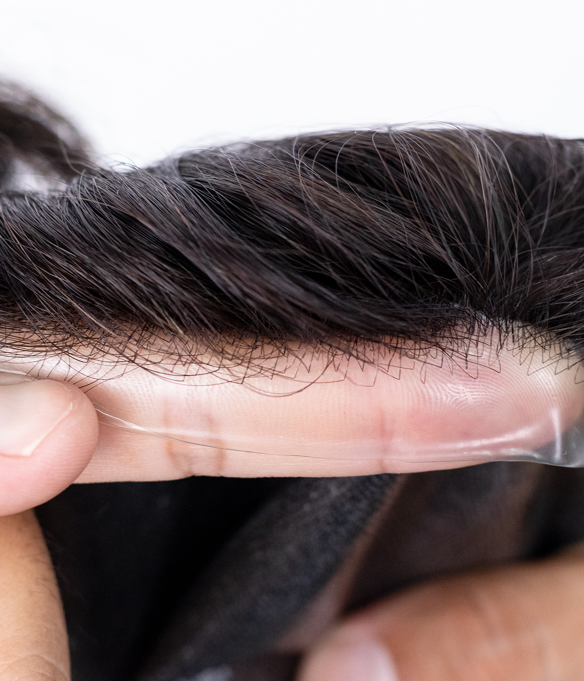 Anti-Micro Mirage (Knotted) -8"x10" Thin Skin Hair System For Men (0.06-0.08mm)