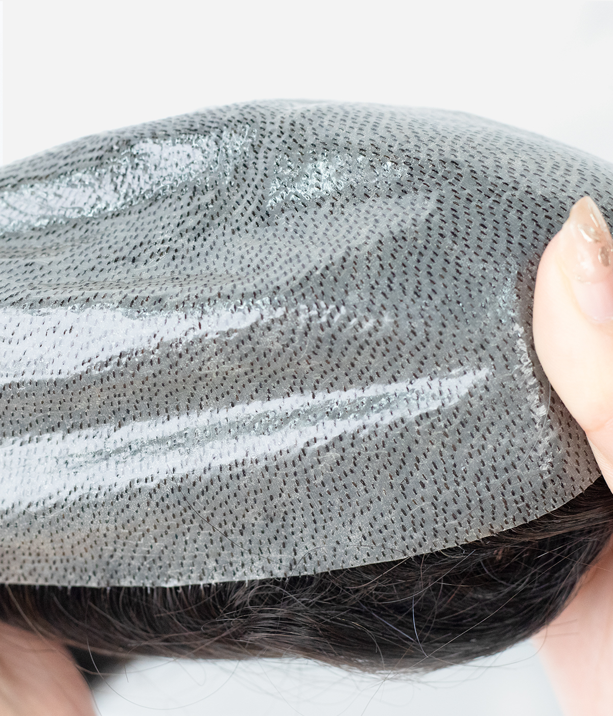 PRACTICE MEN HAIR SYSTEMS - Ominilace- 8"x10" Lace Hair System For Men | Natural Hairline