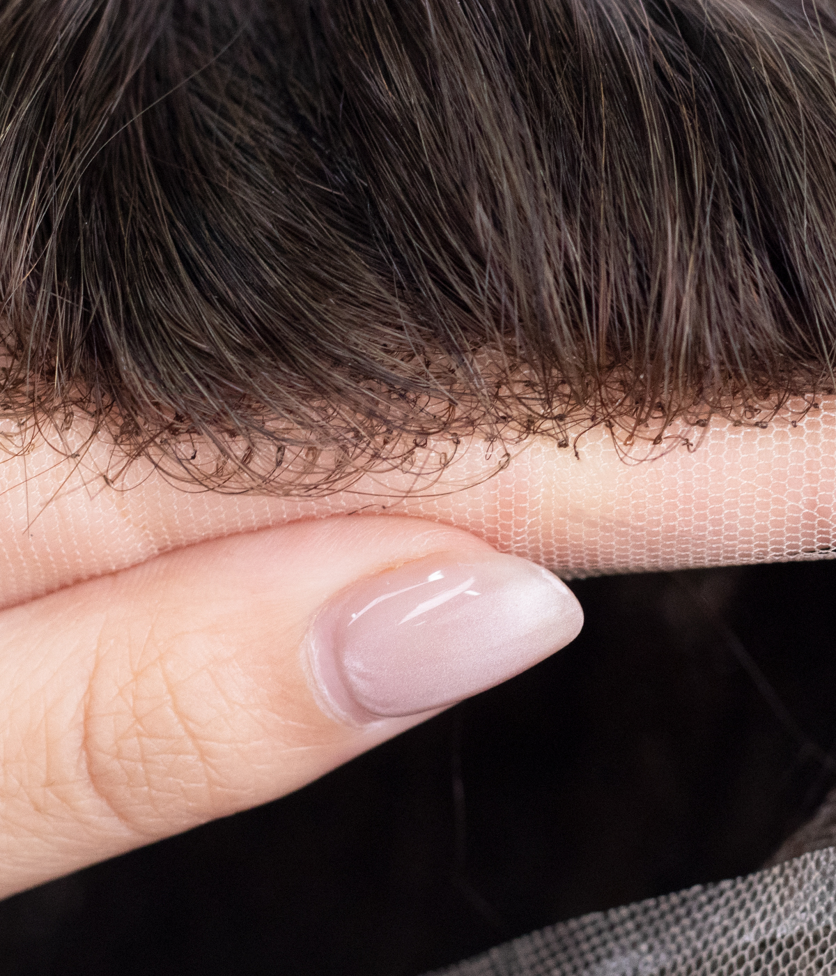 PRACTICE MEN HAIR SYSTEMS - Swiss Lace- 8"x10" Lace Hair System For Men | For Active Lifestyle