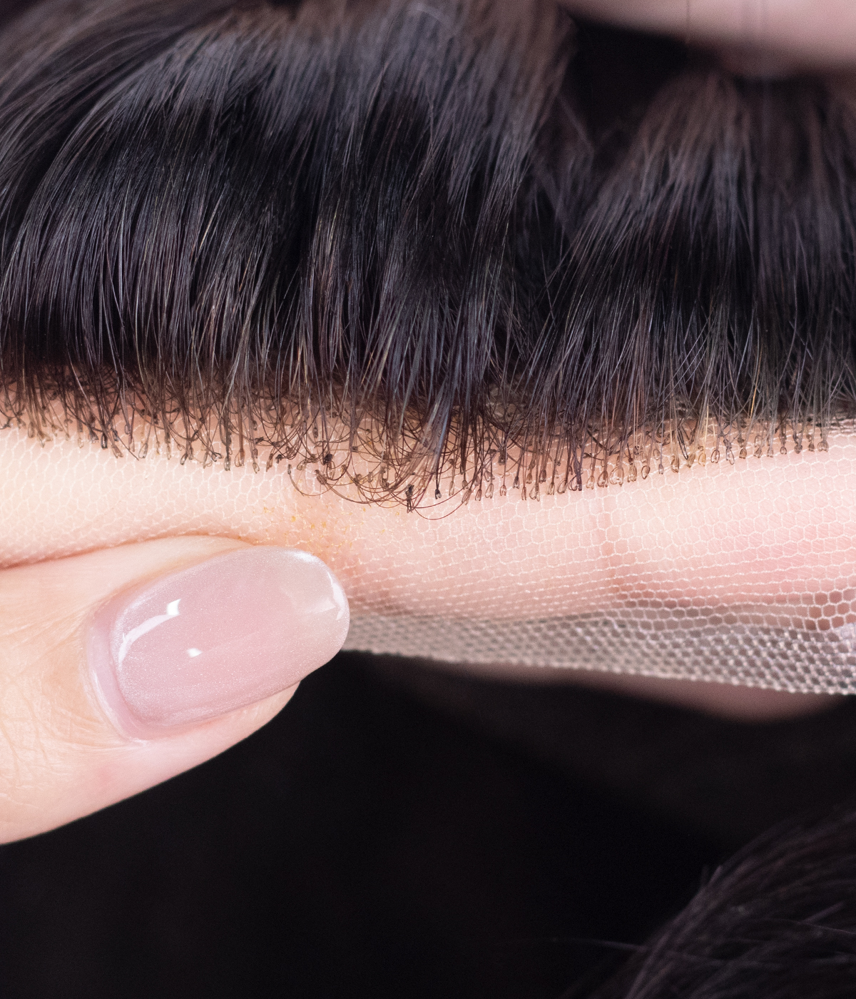 PRACTICE MEN HAIR SYSTEMS - Swiss Lace- 8"x10" Lace Hair System For Men | For Active Lifestyle