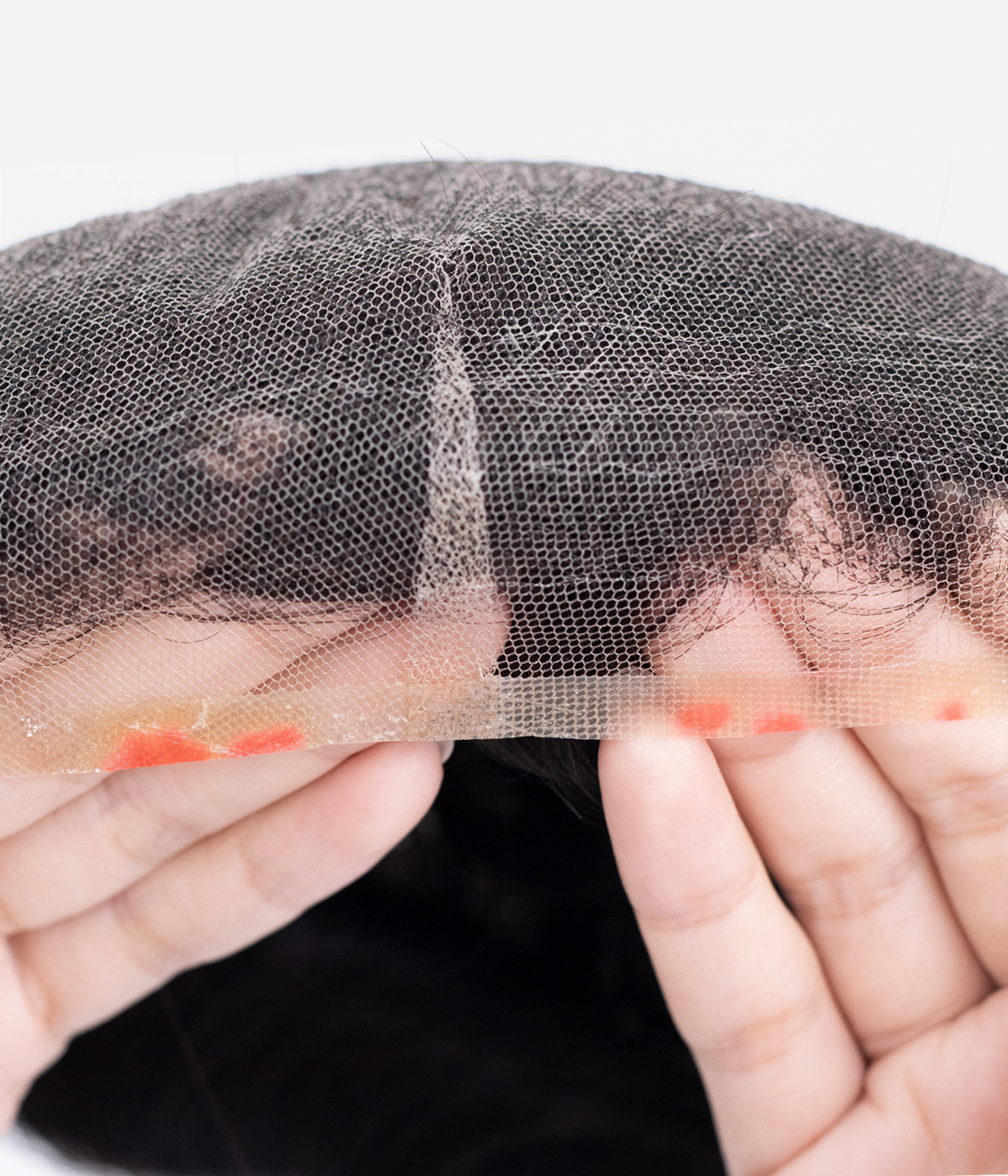 PRACTICE MEN HAIR SYSTEMS - Swiss Lace- 8"x10" Lace Hair System For Men | For Active Lifestyle