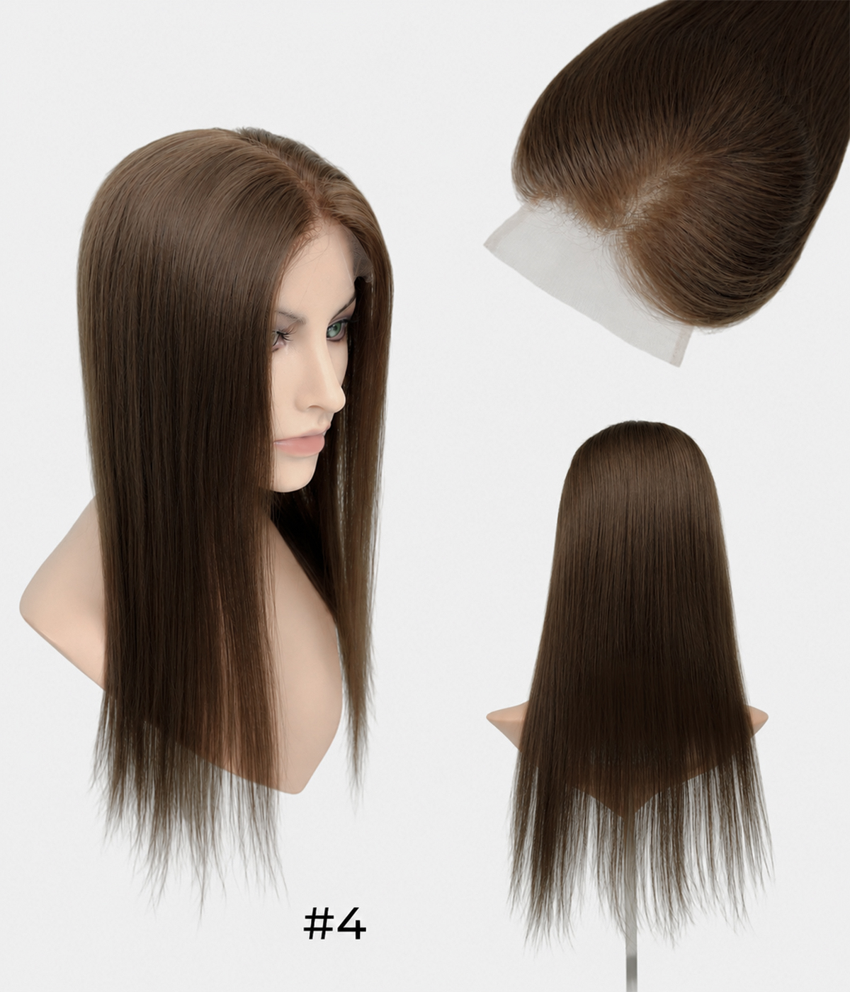 5''x5'' Swiss Lace Closure | Lightweight Mesh Integration | Wider Coverage & Flexible Parting
