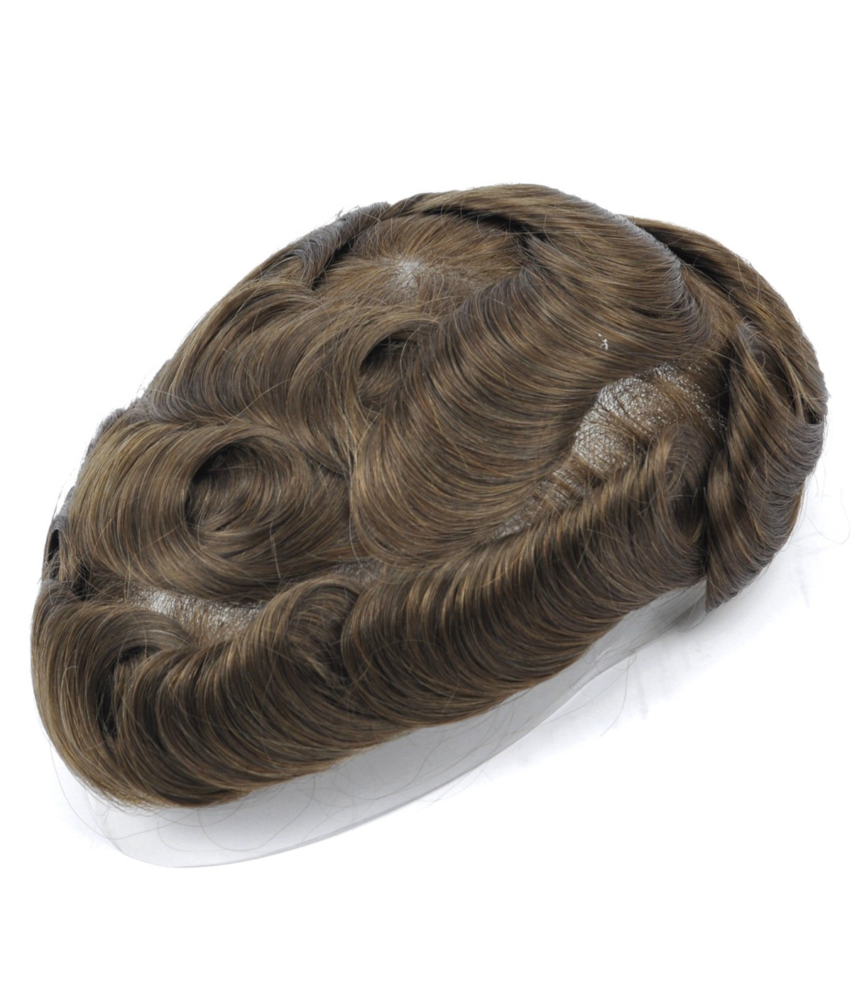 GOODYARDHAIR INJECTION HAIR SYSTEM MEDIUM LENGTH MEN HAIRSTYLE | 0.06-0.08MM FULL SKIN with 8 inches hair 