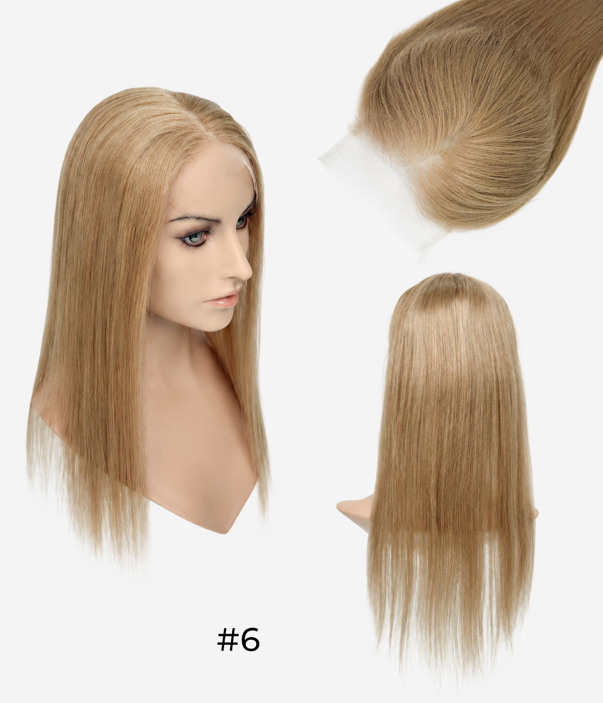 5''x5'' Swiss Lace Closure | Lightweight Mesh Integration | Wider Coverage & Flexible Parting